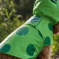 thumbnail image 4 of Frog Style Dog Raincoat with Hood and Leash Opening,Waterproof Reflective Pet Rain Jacket,Adjustable Lightweight Puppy Rain Gear,Green, 4 of 6