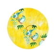 thumbnail image 2 of SIDONKU 60 inch Round Beach Towel Blanket Couple of Vibrant Teal Blue Watercolor Birds on Tree Travel Circle Circular Towels Mat Tapestry Beach Throw, 2 of 2