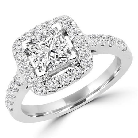 Majesty Diamonds - Majesty Diamonds MD180474-8.75 1.65 CTW Princess ...