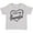 AC-Heather Grey, variant on I Love My Grandpa in Black Chalk Heart Boys or Girls Toddler T-Shirt