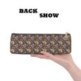 thumbnail image 2 of Naloa Colorful Flowers with Butterfly Print Leather Pencil Case - Portable Big Capacity Pencil Pouch Organizer Bag Stationery Bag for Work & Office Pencil Pen Case, 2 of 5