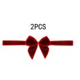 thumbnail image 1 of Adornos navideños, adornos navideños, regalos navideños, pegatinas luminosas de lazo para ventanas y salas de estar, pegatinas decorativas de pared autoadhesivas, 2 unidades de pegatinas de plástico., 1 of 5