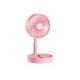 thumbnail image 1 of Ventilador Portátil De Escritorio Recargable Rosa, 1 of 3