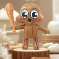 thumbnail image 3 of Lindo peluche creativo con IA, Mainan Plushie TungTungTungSahur, suave y abrazable, 20-29 cm, colores surtidos, 3 of 5