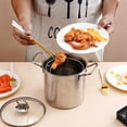 thumbnail image 3 of Stainless Steel Pasta Pot, Multi-pot With Strainer, Multi-purpose Soup Pot Frying Pot, Pasta Strainer with Handle, Spaghetti Cooker Steamer Stock Pot with Lid, 3 of 9