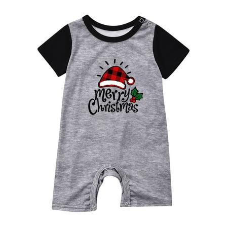 

FAVIPT Black and Friday Deals 2023 Christmas Pajamas Matching Sets Christmas Pajamas for Family Short Sleeve Matching Outfits Xmas Family Jammies Matching Holiday Pajamas Sets