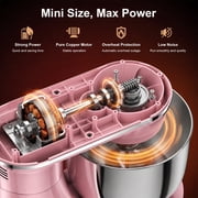 Honinst Stand Mixer, 4 QT 10+P Speeds with Tilt-Head Electric Mixer, 3-In-1 Kitchen Mixer with Dough Hook, Whisk, Beater, Bowl for Baking, Cake and Most Home Cooks