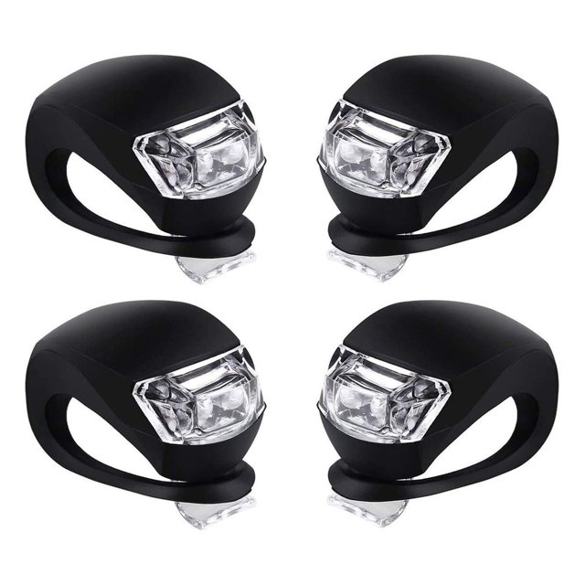 Bicycle Light Front And Rear Silicone LED Bike Light Set Bike Headlight And Taillight Waterproof Road Mountain Bike Lights