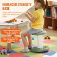 thumbnail image 3 of VEVOR Chaise Oscillante pour Enfants Chaise Active avec Coussin en Éponge pour Âge 3-7 Vert, 3 of 9