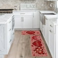 thumbnail image 3 of Pink Love Be Mine Red Heart Valentine''s Day Decorative Kitchen Mats Set of 2, Home Party Low-Profile Home Kitchen Rugs - 17x29 and 17x47 Inch, 3 of 6