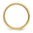 thumbnail image 2 of Primal Gold 14 Karat Yellow Gold 5mm Milgrain Half-Round Wedding Band, 2 of 7