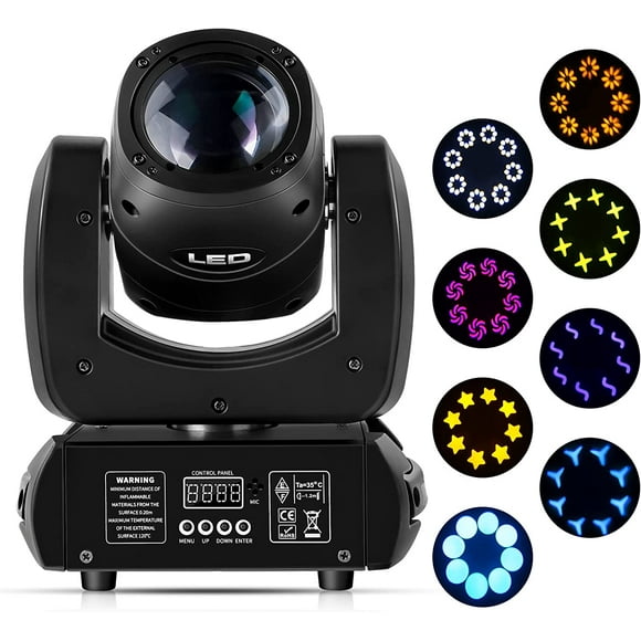 100W LED Beam Gobo Moving Head Stage Light Dazzling Effect DMX for Club KTV Disco DJ Party Lighting