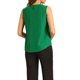 thumbnail image 3 of INSPIRAR CHIC Blusas de Verano sin Mangas con Cuello Redondo Plisadas para Mujeres XL Verde, 3 of 6