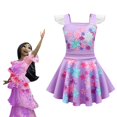 thumbnail image 1 of Nuevo Encanto Disney vestido de verano para niñas Mirabel Isabela vestido Casual niños ropa Frozen Elsa Anna Rapunzel disfraz Vestidos4T Gao Jinjia LED, 1 of 2