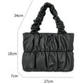 thumbnail image 5 of Kukuzhu Shoulder Bags for Women Fashion Bucket Hobo Bag Casual Pleated Tote Handbag, 5 of 5