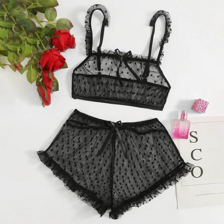 

Xahyotn Sexy Lingerie Lace G-string Thong Underwear Sleepwear Bow Tie New Fashion Summer Gift