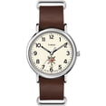 thumbnail image 2 of Timex Tribute NHL Weekender 40mm Correa de Cuero de Cuarzo para Hombre, Marrón, Reloj Casu Timex Tribute Timex Tribute, 2 of 2