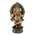 thumbnail image 2 of Large 28.5"H Hindu God Dancing Avatar Nritya Ganesha Chaturthi Yoga Pose Statue, 2 of 9