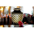 thumbnail image 5 of FOREVER URNS Adult Cremation Urn Black Beauty Urn For Human Ashes, Handcrafted 220 Cu. In With Velvet Bag., 5 of 5