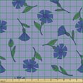 thumbnail image 2 of Ambesonne Floral Fabric by the Yard Upholstery, Layout of Cornflowers, 3 Yards, Blue Persian Blue, 2 of 5