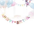 thumbnail image 6 of unbranded 2pcs 2m HAPPY BIRTHDAY Paper Banners Flags Colorful Garland Decor for Baby Birthday Decorations, 6 of 8