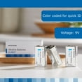 thumbnail image 4 of McKesson 9V Alkaline Batteries, Disposable, 10 Count, 25 Packs, 250 Total, 4 of 5