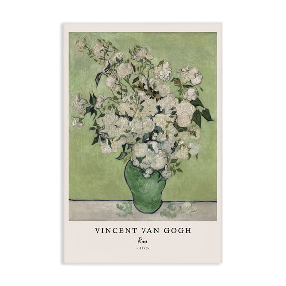 Stupell Industries Classic Roses Van Gogh Canvas Wall Art, design by Vintage Hustle