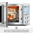 thumbnail image 3 of Breville BMO870BSS1BUC1 el microondas Combi Wave 3 en 1, acero inoxidable cepillado, 3 of 5