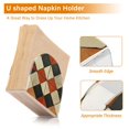 thumbnail image 5 of Yayeee Napkin Holder for Table Set of 2 Kitchen Paper Tissue Organization, Checkered Pattern, 5 of 8