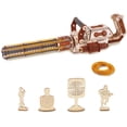 thumbnail image 1 of Pistola Puzzle de madera OWNONE 1, pistola eléctrica Gatling 272 piezas, 1 of 6