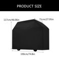 thumbnail image 5 of BBQ Grills Covers Waterproofs Outdoor Barbecue Covers Rainproofs Heavy Duty Grills Covers with Adjustable Strap, 5 of 15