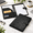 Black, variant on Blue Faux Leather Embossed Professional Padfolio Portfolio Binder