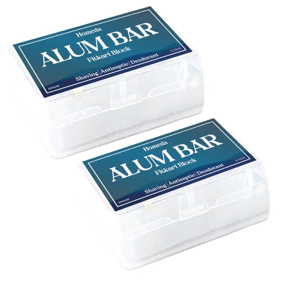 Alum Block for Shaving (Pack of 2)