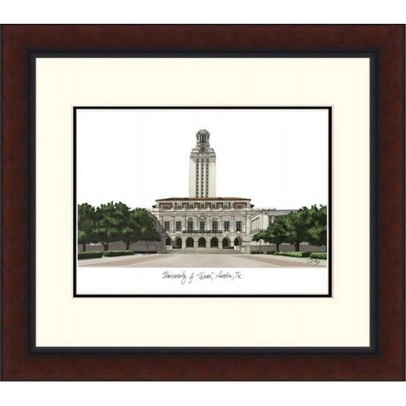 Campusimages TX959LR University of Texas Austin Legacy Alumnus Framed Lithograph