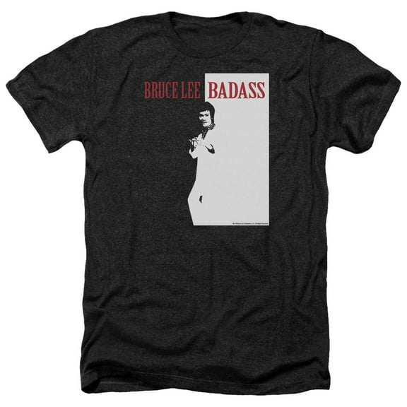 Bruce Lee - Badass - Heather Short Sleeve Shirt - XX-Large