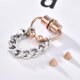 thumbnail image 1 of Piercing de nariz falsa, anillo de acero inoxidable, tabique magnético, manguito de nariz no perforante, Unisex, gótico, Harajuku, joyería para el cuerpo, Clip para la oreja Tan Jianjun unisex, 1 of 2