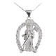 thumbnail image 4 of JOYARIS Dije Corona Santa Muerte Con Zirconias En Plata 925 + Cadena DM-0000530, 4 of 4