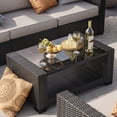 thumbnail image 5 of Livipatio 7-Piece Patio Furniture Set,Outdoor Sectional Furniture, All-Weather PE Rattan Wicker Patio Conversation Set,Patio Sofa Set with Glass Table and Ottoman for Patio Garden Poolside,Beige, 5 of 6