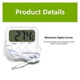 thumbnail image 3 of Electronic Digital Display with Probe Thermometer Wire Sensor Temperature Humidity Meter ,High Precision, 3 of 5