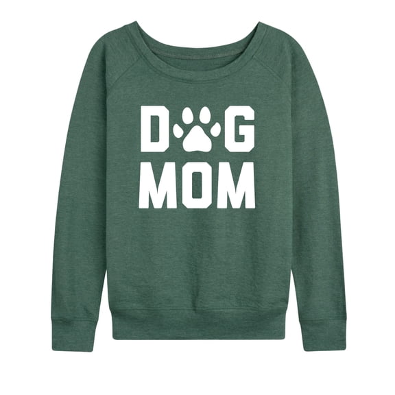 Instant Message - Dog Mom - Women's French Terry Long Sleeve Pullover