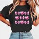 thumbnail image 1 of Xuyuer Women's Fashion Print Round-Neck Short Sleeve Casual Regular Comfy Blouse, 1 of 6