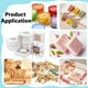thumbnail image 5 of 36 cajas cuadradas de papel con ventana transparente, 7,6 x 7,6 x 3 cm, caja de regalo plegable de papel blanco., 5 of 9