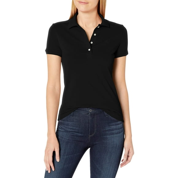 Lacoste Women's Classic Fit Short Sleeve Soft Cotton Petit Piqué Polo