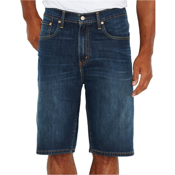 Levi's 569 Loose- Homespun Casual Denim Shorts para Hombre, Azul