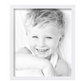thumbnail image 2 of ArtToFrames 12" x 14" Contemporary White Picture Frame, 12x14 inch White Wood Poster Frame (WOM-4731),  Pack, 2 of 7