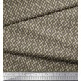 thumbnail image 3 of Soimoi Tissu Viscose Georgette Ogee Petit Imprimé Tissu au Mètre 42 Pouces de Large, 3 of 3