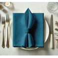 thumbnail image 3 of Vargottam Designer Cotton Twill Napkins - Set of 12, 20-Inch, Blue Solid Color, Durable & Absorbent Cloth Napkins for Dining, Parties, and Home Decor - Machine Washable, 3 of 7