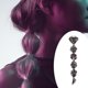 thumbnail image 4 of Extensión de cola de caballo trenzada de lipsticksky Pieza de cabello trenzado con banda elástica para Estilo F, 4 of 6
