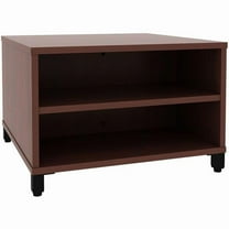 Lorell LLR69200 24 in. Modular Storage Reception Table, Mahogany