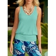 thumbnail image 2 of Sherrylily Summer Women Sleeveless Tunic Knit Tank Top Casual Camisole, 2 of 5
